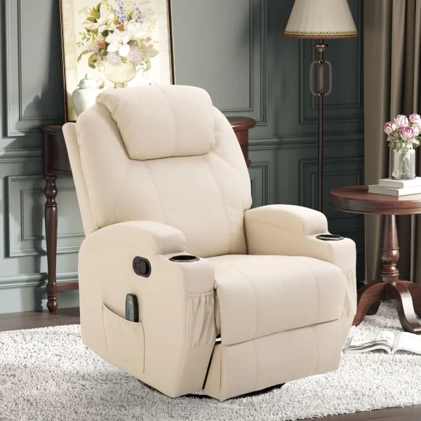 Campaign Relax Massate with 8 points, 5 mode and 2 intensity - Cream - Image 2