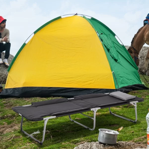 Folding Camping Deckchair/Bed - Image 2