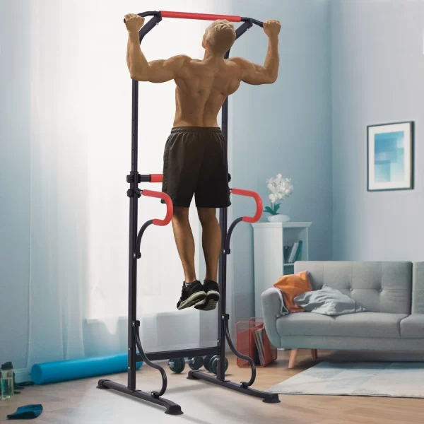 Fitness Bar 171-219cm | Red - Image 2