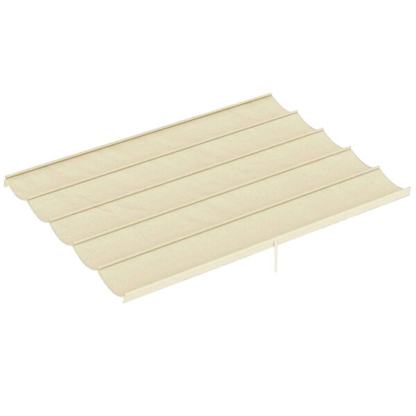 Outsunny Replacement Canopy for 3x4m Garden Gazebo Pergola in Polyester, Cream