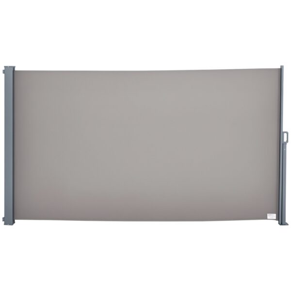 3x1.6m Aluminum and Waterproof Anti-UV Polyester Side and Roll-Up Awning for Wind/Privacy