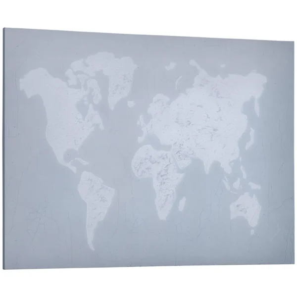 120x90cm Canvas Print for Home and Office, Pine Wood Canvas and Polyurethane Resin Ink, Grey and White