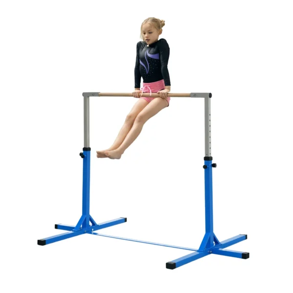 Height-Adjustable Gymnastics Bar for Ballet and Ballet, 92-150 cm, Blue