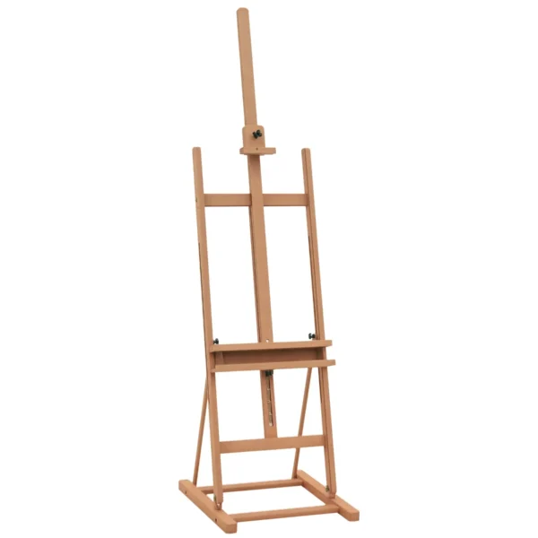Adjustable Beech Wood Artist Easel with Storage Compartment, 53x50.5x171-230cm