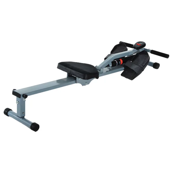 Professional Rowing Machine with Central Pull for Home Training Space Saving with Display 130 x 47.5 x 67cm