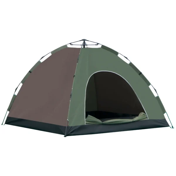 2-Person Camping Tent with Carrying Bag, Hooks for Lamps and Storage Pockets, 210x210x135 cm