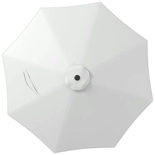 Umbrella Cover Ø295 cm in Water-Resistant White Polyester with Top Air Intake