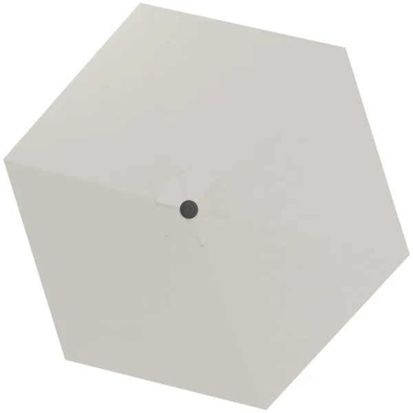 Replacement Canopy for Umbrella Ø3 m with Air Vents for Wooden and Steel Frames, Cream