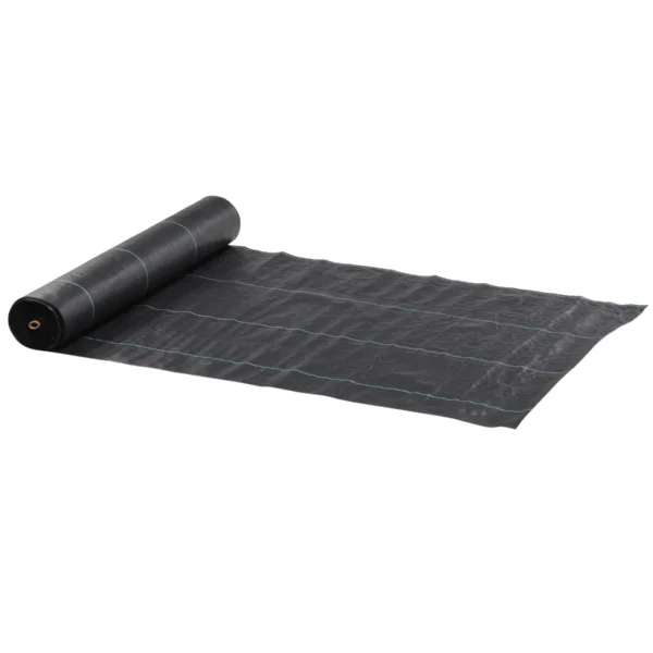 50x2m Breathable and Anti-UV Polypropylene Black Mulch Sheet