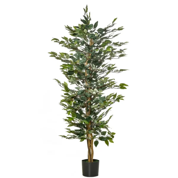 150cm Tall Artificial Ficus Plant, Indoor and Outdoor Decoration with Pot Included