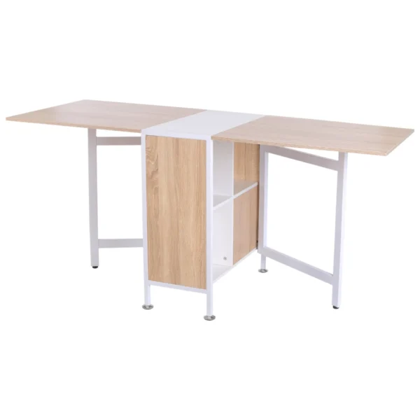 Multipurpose Folding Design Table with 4 Compartments 169 × 60 × 75cm