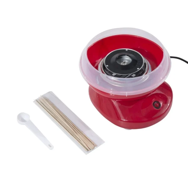 Cotton Candy Machine in PP, Stainless Steel and Aluminum 450W 27 x 26 x 18cm Red