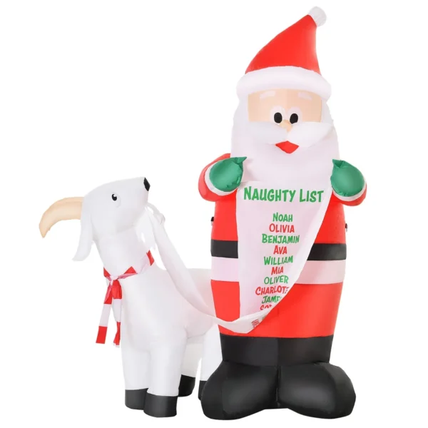 Gigantic Inflatable Santa Claus with LED lights