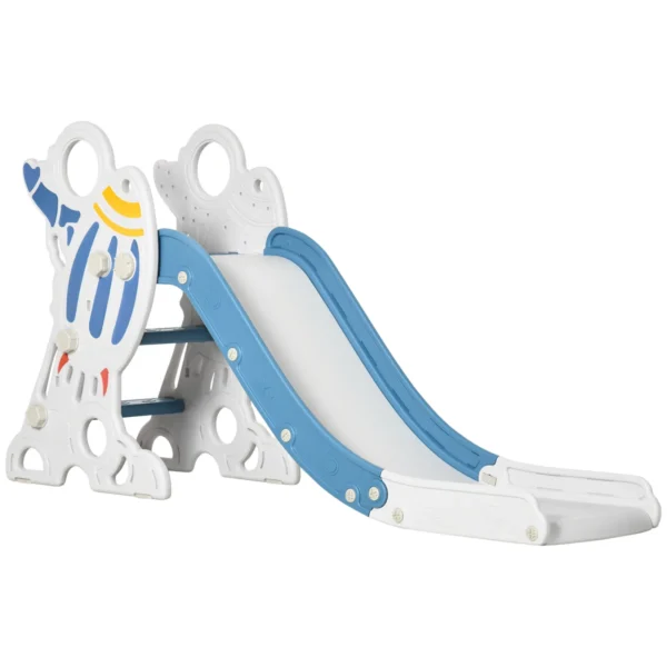 Children's Slide 18-36 Months in PE and PP with Space Theme with Non-Slip Stairs, 157x46.5x80 cm