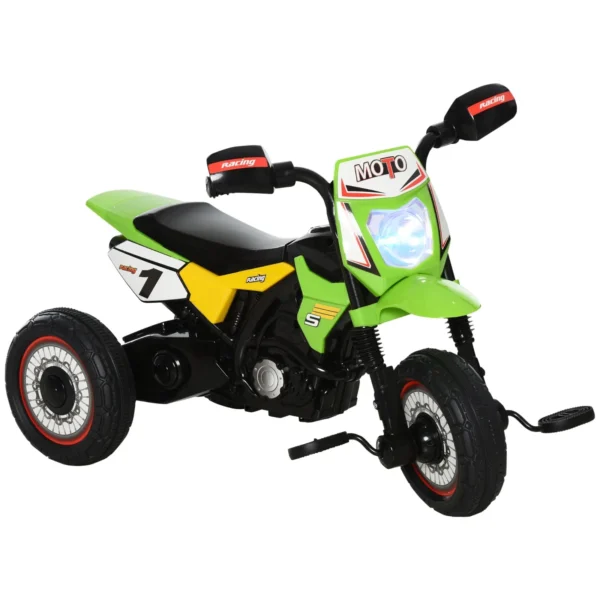 Pedal tricycle for children, age 18-36 months - green