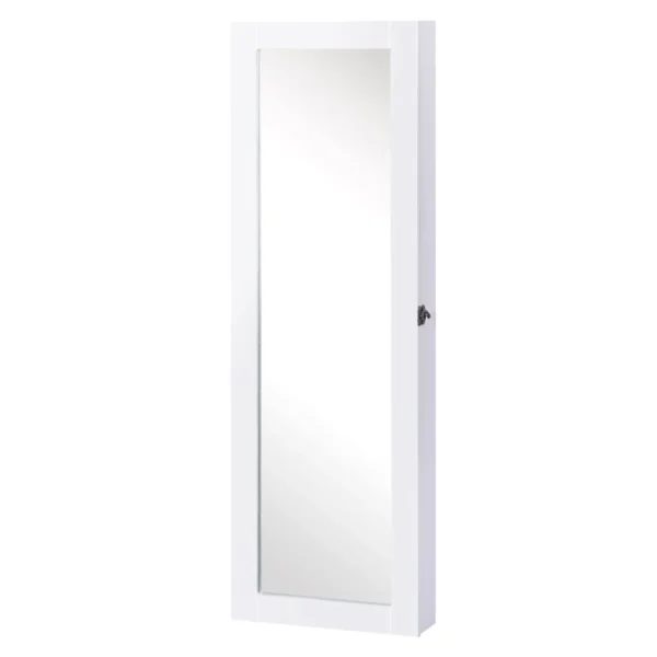 Mirror wardrobe grove walls of wall walls mdf, white, 37x9.5x112cm