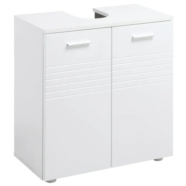 White Bathroom Sink Vanity | 60x30x62.5cm