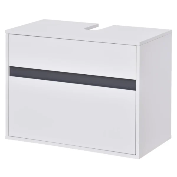 White Bathroom Sink Vanity | 67x36x52cm