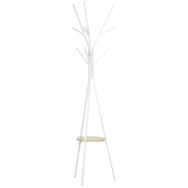Modern White Coat Hanger for Entrance / Living Room | 45x45x180cm