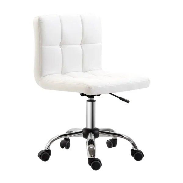 Ergonomic Office Chair, Swivel Chair, Height-Adjustable Synthetic Leather 46 × 51 × 80-92cm