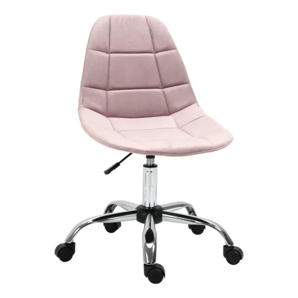 WINTERS | Pink Swivel Chair for Bedroom or Office - Ergonomic Chair