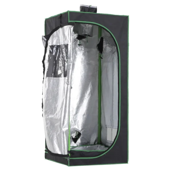 Hydroponic Grow Tent in Mylar and Oxford 600D for Reflecting Light Grow Box Grow Tent 60x60x140 cm