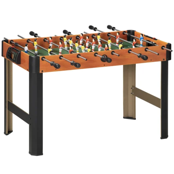 Children's Table Football Table with Non-Slip Handles, Scoreboard and Balls, 118x104x69cm