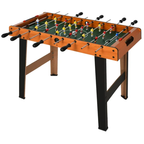 Wooden Table Football with 22 Players in 3:4:3 Formation, 2 Balls and 2 Scoreboards Included 84.5x40x61.2cm