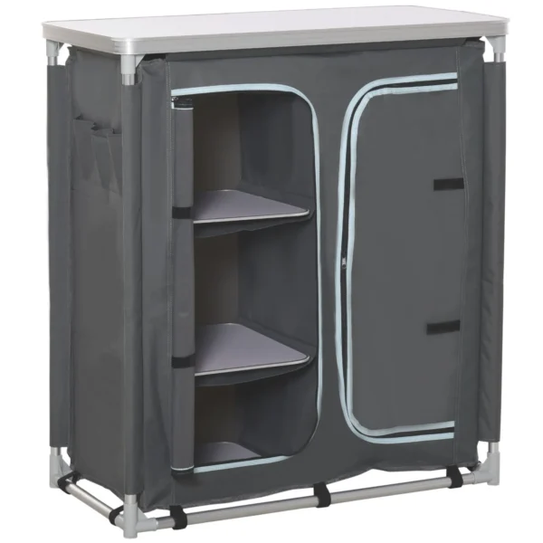 Folding Camping/Picnic Storage Cabinet
