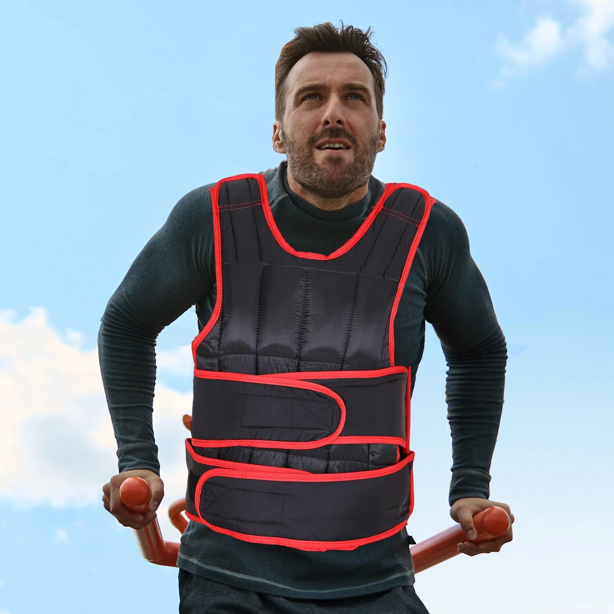 20KG Jacket with 38 Weights, Padding and Velcro Closures - Image 2