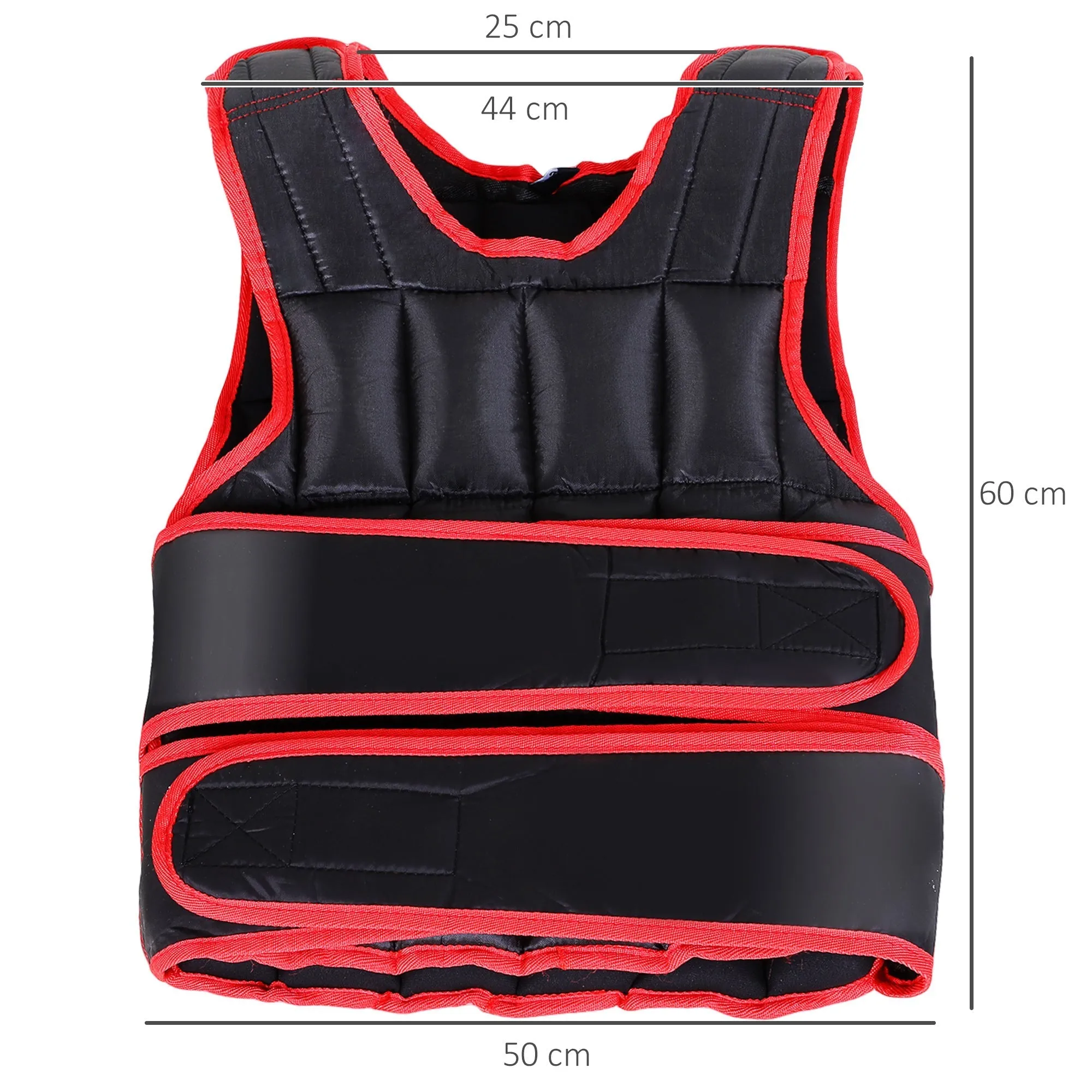 20KG Jacket with 38 Weights, Padding and Velcro Closures - Image 3
