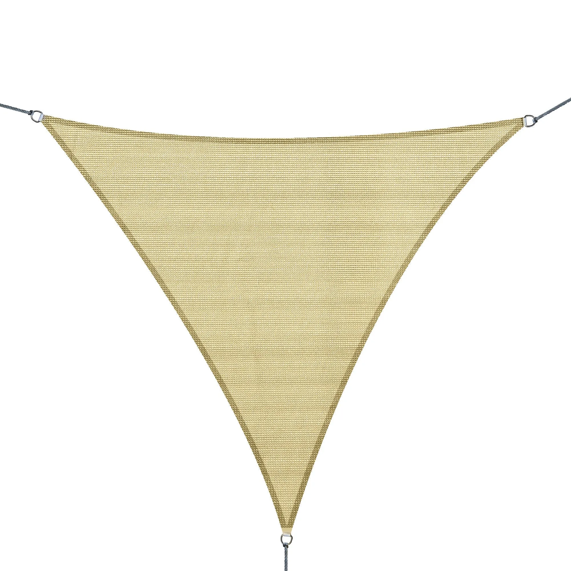 Outdoor Sun Shade Awning Triangle Sun Protection Waterproof Brass Sail Awning 3x3x3m