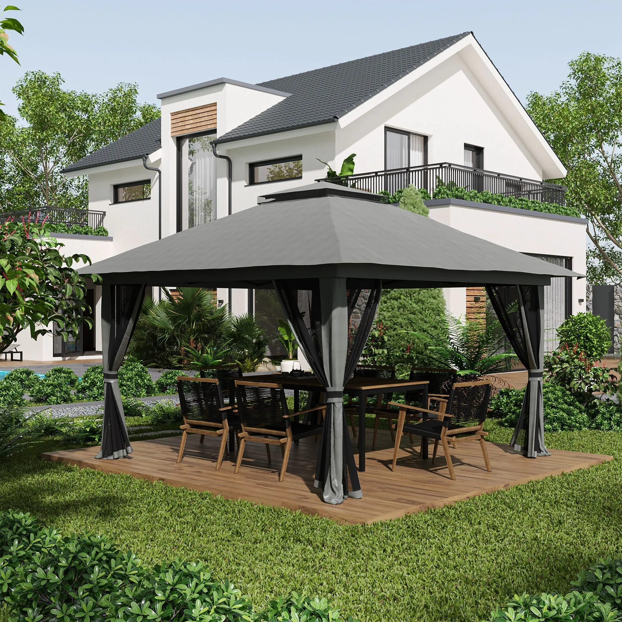 LUANDA | Pop up 4x4 Garden Gazebo - Image 2