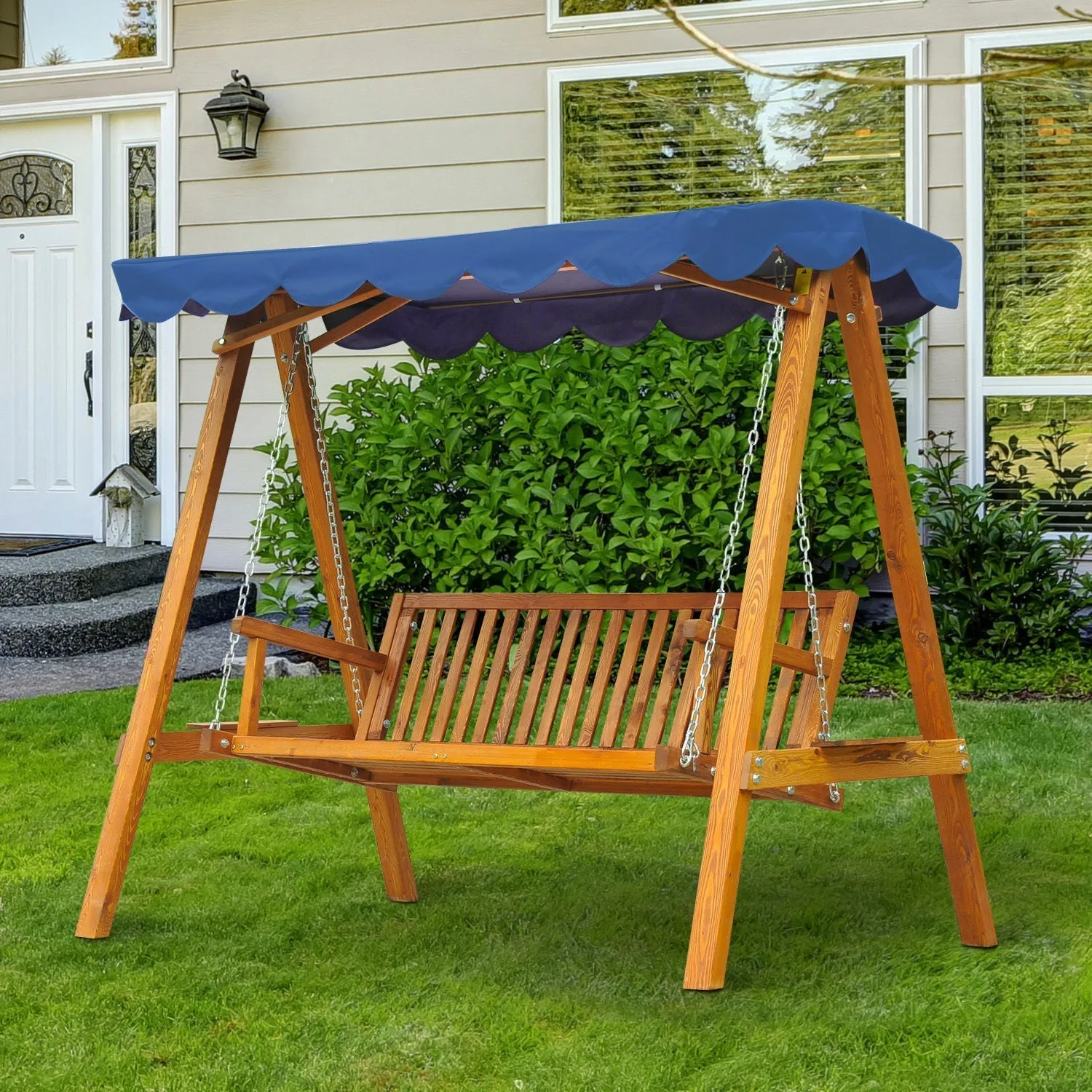 DALLAS | 3 Seater Garden Swinger / Rocking Chair / Bed - Image 2