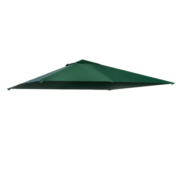 Replacement Roof for 3x3m Garden Gazebo in Polyester, Green