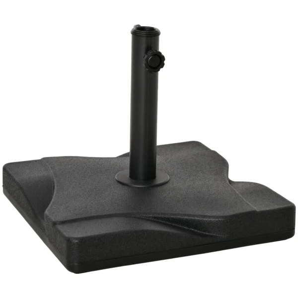 20kg Plastic Umbrella Base for 32-38-48mm Poles, 41.5x41.5x35cm