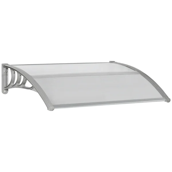 100x80cm Anti-UV Polycarbonate Outdoor Canopy for Doors and Windows