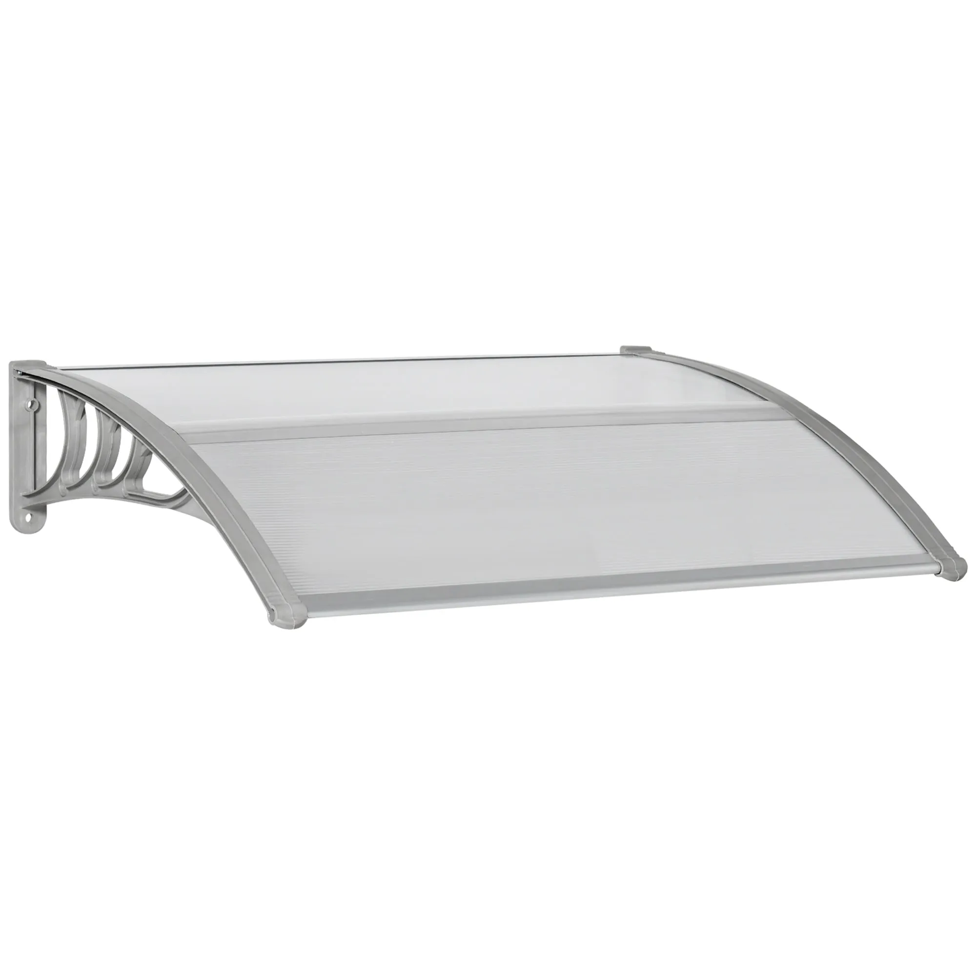 100x80cm Anti-UV Polycarbonate Outdoor Canopy for Doors and Windows