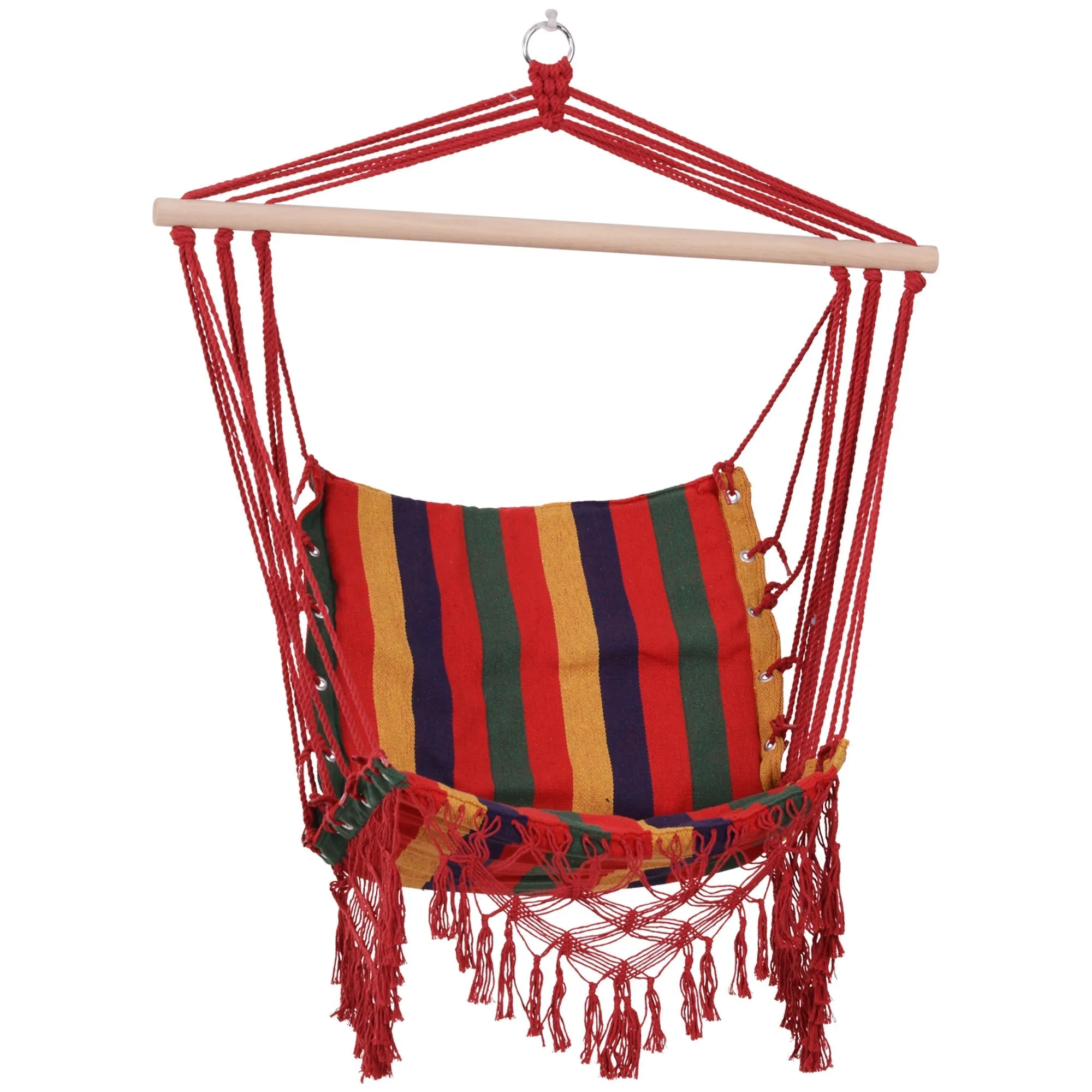 Polyester Hammock Hanging Chair, Colorful, 100x60x100cm