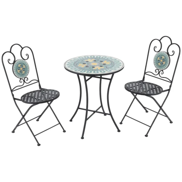 VERDANT | 3 Pcs Garden Table and Chairs