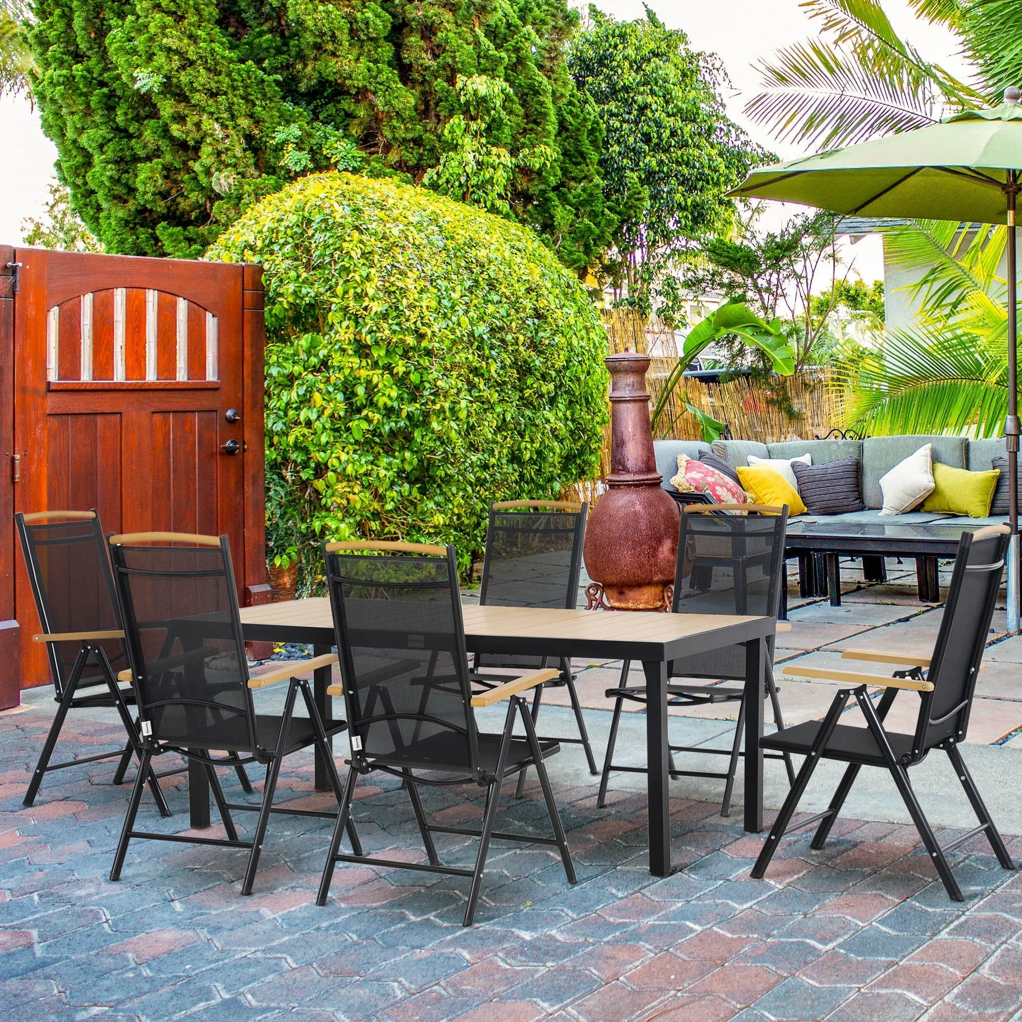 TUSCANY | 7Pcs Garden Table and Chairs - Image 2
