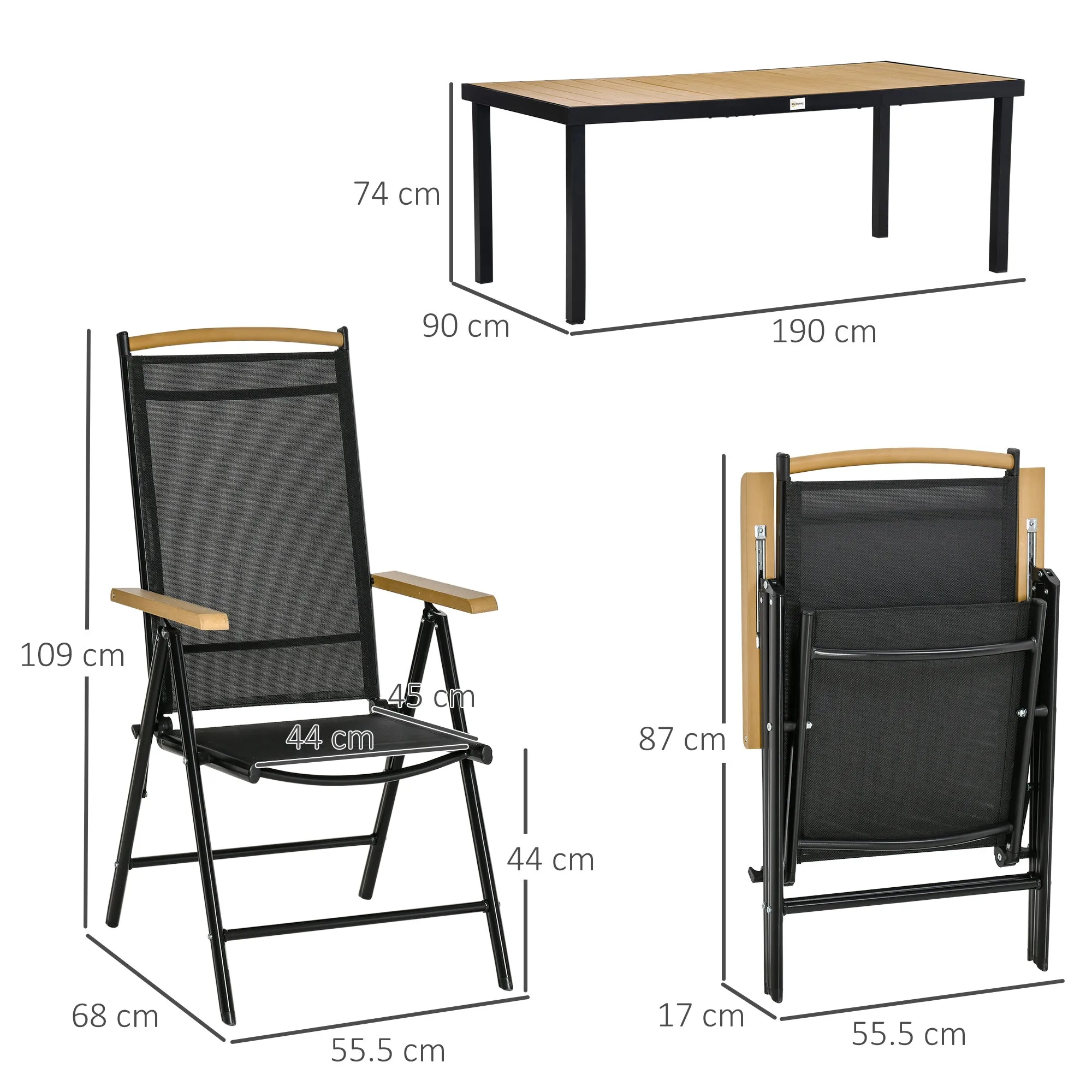 TUSCANY | 7Pcs Garden Table and Chairs - Image 3