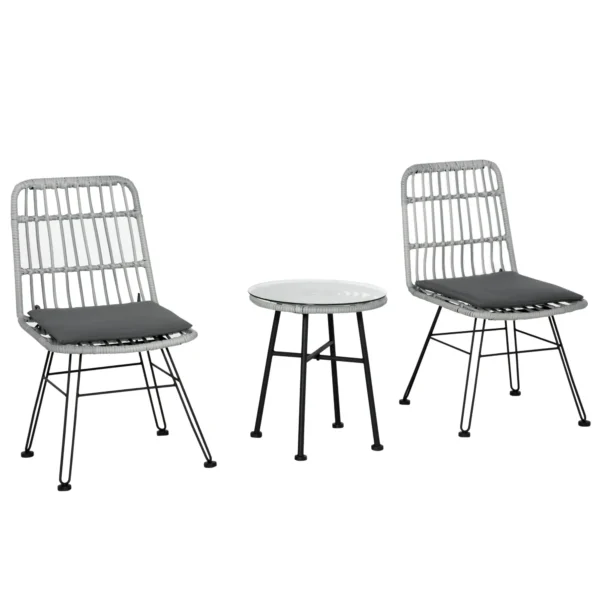 LAGOON | 3Pcs Garden Table and Chairs Set