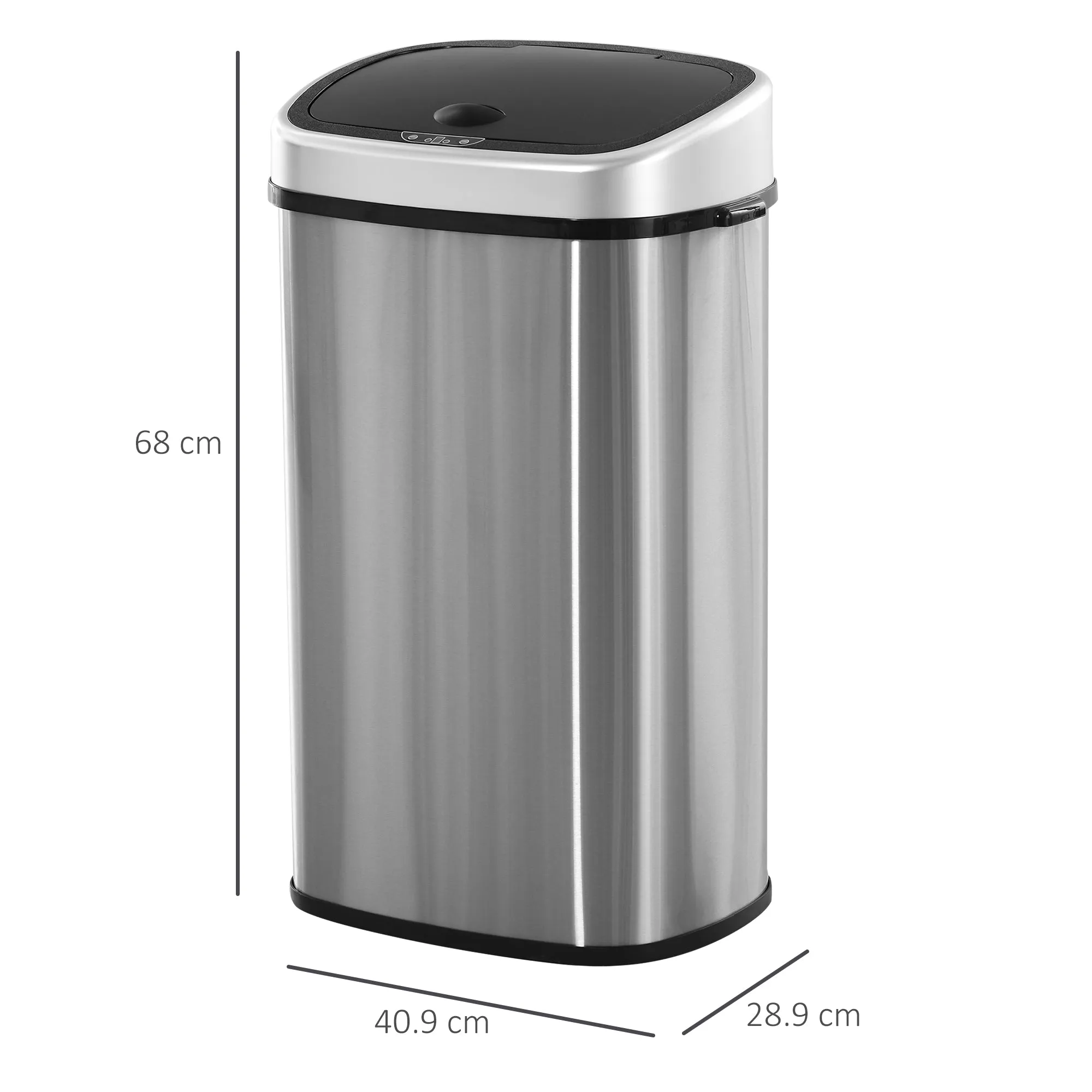 stainless steel bone with automatic opening with 58 liter sensor - Image 3