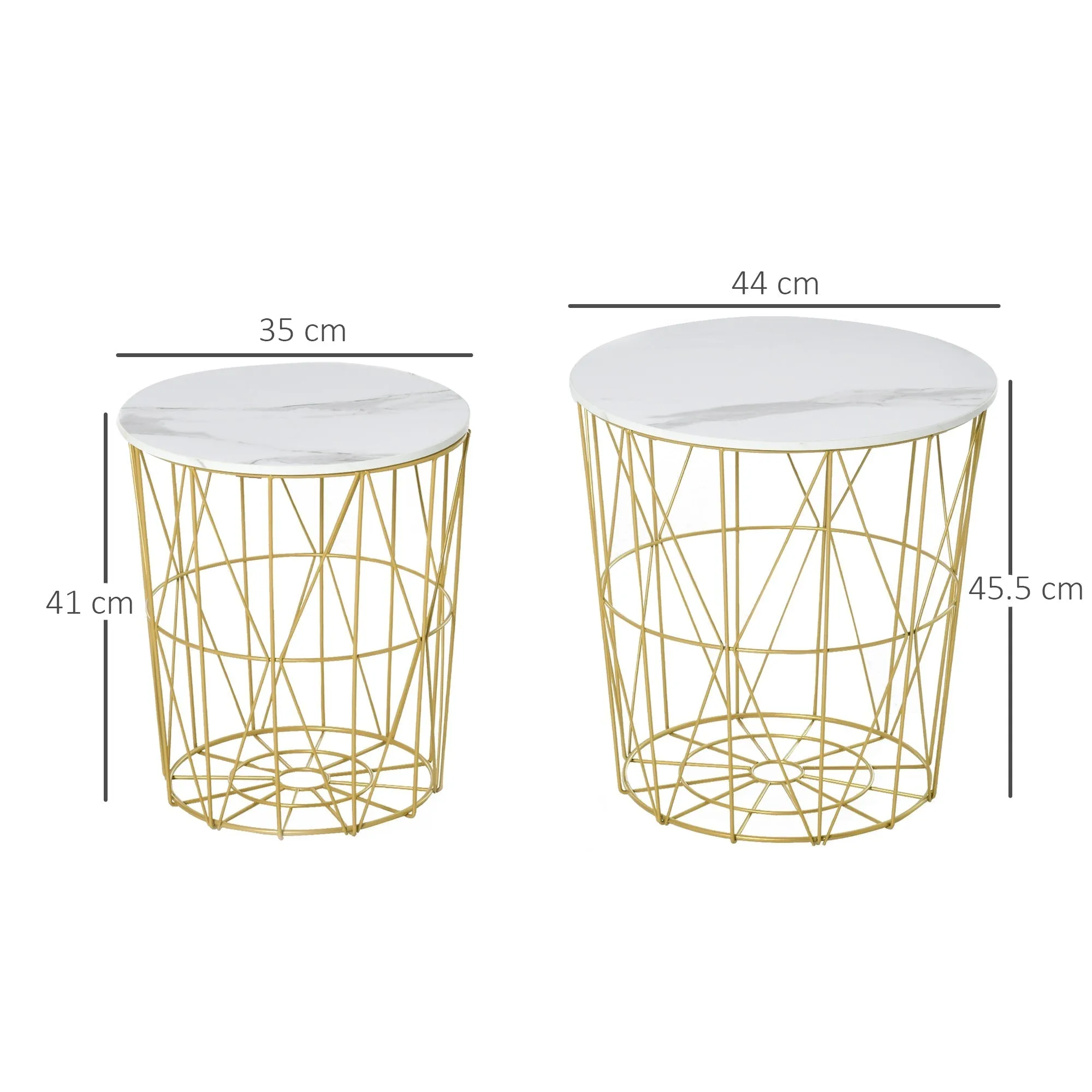 FJURA | Set of 2 Living Room Tables with Removable Top - Image 3
