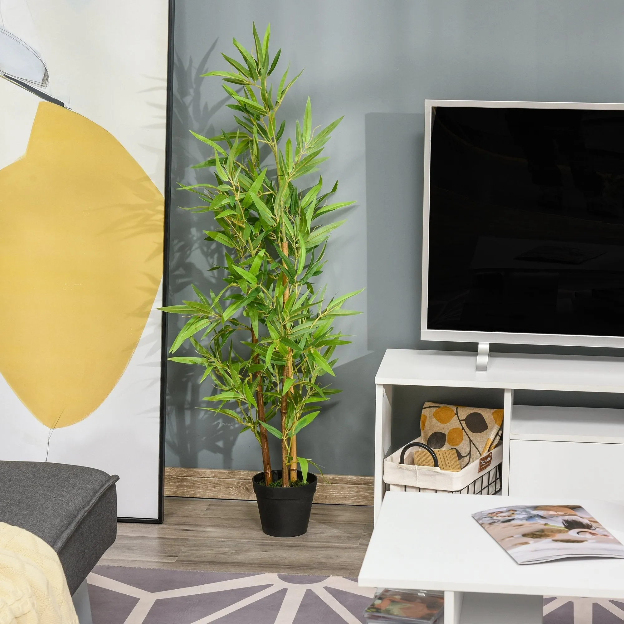 Artificial Bamboo Decorative Plant 120cm - Image 2