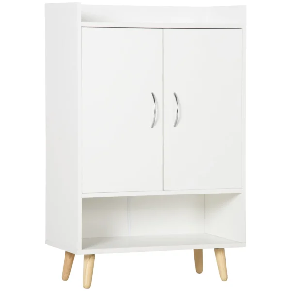 Mobile Mobile Board Wooden Wood Road with open shelf, Design Shoeing Wardrobe for Entrance, 60x30x92cm