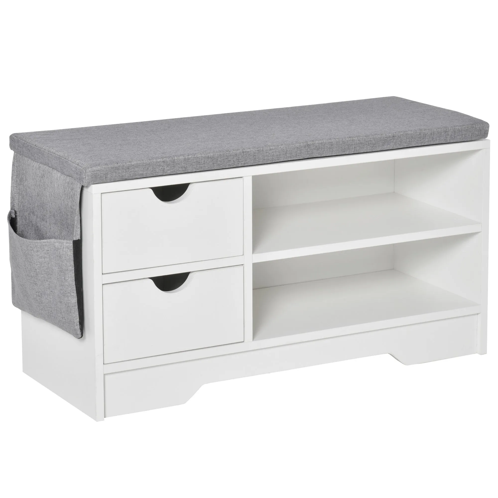 SCANDIERA SAVING, WOOD, BIANCO, 80.5x30.5x43.5cm