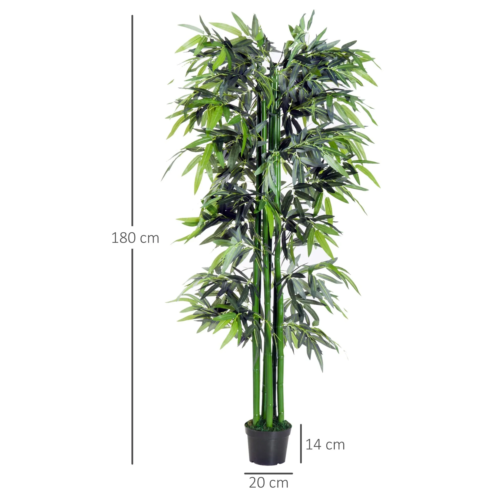 180cm Potted Artificial Bamboo Plant for Indoor and Outdoor Use - Image 3