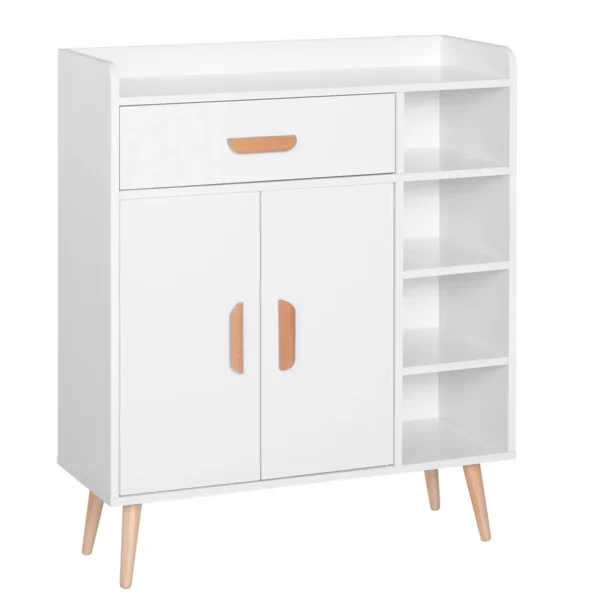 Cabinet with white pine pine feet 80 x 29.5 x 96cm